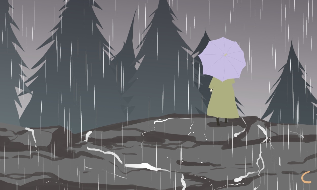 描写杭州西湖下雨时好句好段