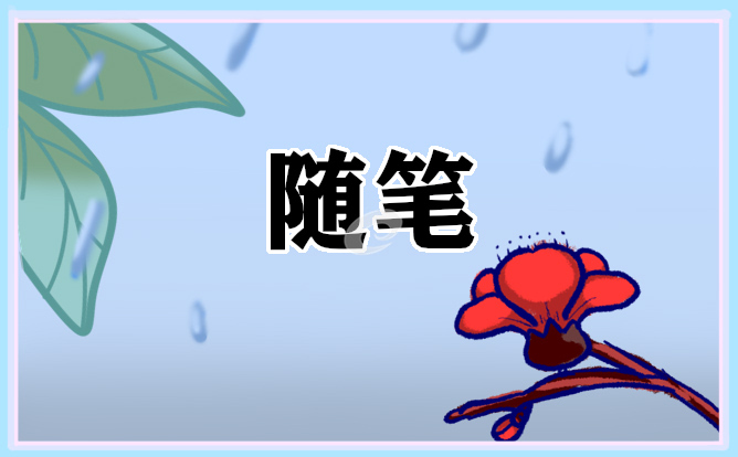 教师教育随笔模板最新7篇