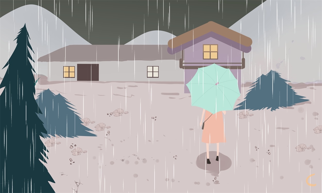 下雨的情感文案说说